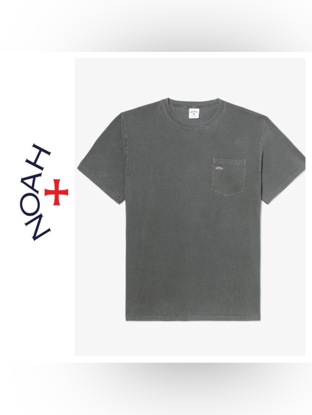 💵Noah NYC Core Logo Pepper Pocket Tee Size Medium